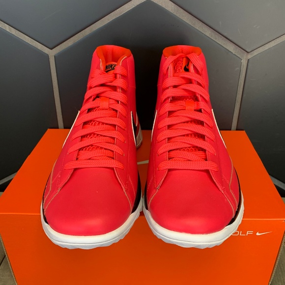 Womens Nike Blazer Golf Shoes Solar Red Black Shoe - Picture 3 of 5